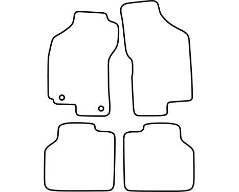 Car mats Velor suitable for Fiat Brava/Bravo/Marea 2000-2007, Image 6