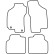 Car mats Velor suitable for Fiat Brava/Bravo/Marea 2000-2007, Thumbnail 6