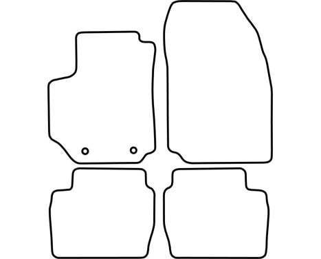Car mats Velor suitable for Fiat Croma 2005-2011, Image 6