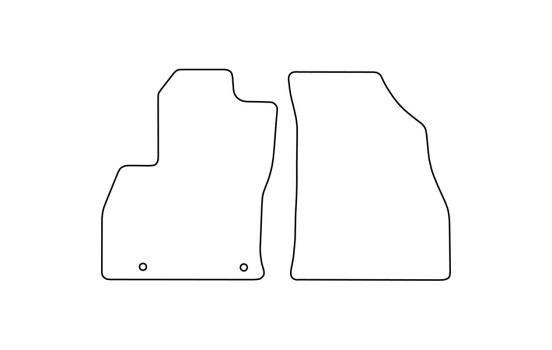 Car mats Velor suitable for Fiat Fiorino 2008- (only for), Image 6