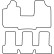 Car mats Velor suitable for Fiat Multipla 1998-2007, Thumbnail 6