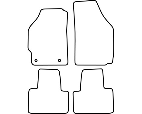 Car mats Velor suitable for Fiat Punto 2003-2010, Image 6