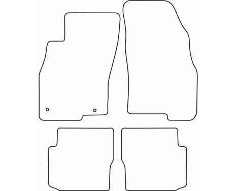 Car mats Velor suitable for Fiat Punto Evo (3 doors) 2009-2014, Image 6