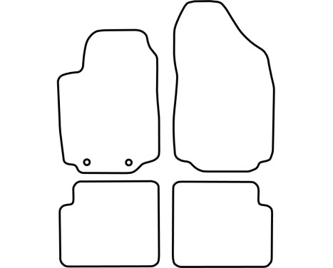 Car mats Velor suitable for Fiat Stilo 2001-2008, Image 6