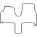Car mats Velor suitable for Fiat Ulysse 1994-2002 (only for), Thumbnail 6