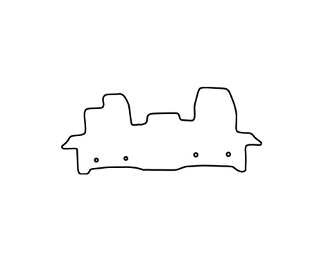 Car mats Velor suitable for Ford Custom Camper 2022- (Manual), Image 6