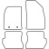 Car mats Velor suitable for Ford Fiesta 2002-2005, Thumbnail 6
