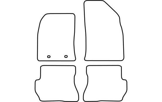 Car mats Velor suitable for Ford Fiesta 2002-2005, Image 6