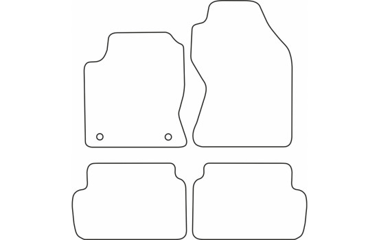 Car mats Velor suitable for Ford Focus 2002-2004, Image 6