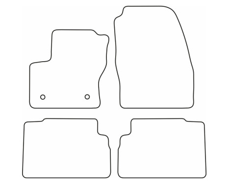 Car mats Velor suitable for Ford Focus C-Max 2013-2015, Image 6