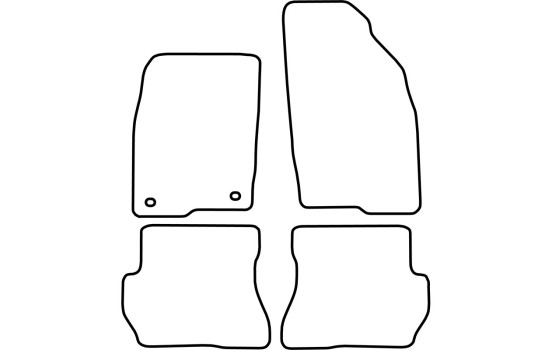 Car mats Velor suitable for Ford Fusion 2002-2005, Image 6