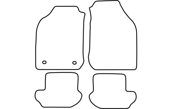 Car mats Velor suitable for Ford Ka 1997-2008, Image 6
