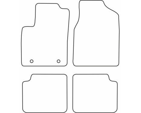 Car mats Velor suitable for Ford Ka 2008-2012, Image 6