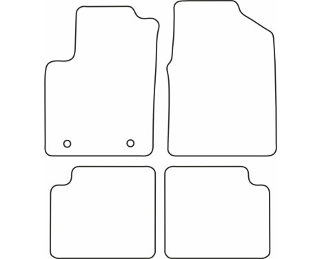 Car mats Velor suitable for Ford Ka 2013-2015, Image 6