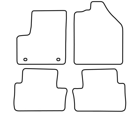 Car mats Velor suitable for Ford Tourneo Connect 2003-2010, Image 6