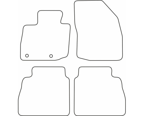 Car mats Velor suitable for Honda Civic 3/5, Image 6
