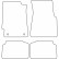 Car mats Velor suitable for Honda Civic 3 doors 1991-1996, Thumbnail 6