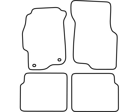 Car mats Velor suitable for Honda Civic coupe 1996-2001, Image 6