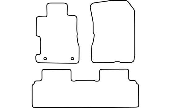 Car mats Velor suitable for Honda Civic Hybrid 2006-, Image 6