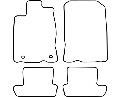 Car mats Velor suitable for Honda CR-Z 2010-, Image 6