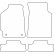 Car mats Velor suitable for Honda CRX 1988-1992, Thumbnail 6