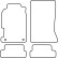 Car mats Velor suitable for Honda Prelude 1997-2000, Thumbnail 6