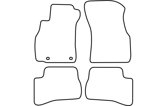 Car mats Velor suitable for Hyundai Accent 2000-2006, Image 6