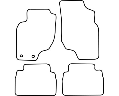 Car mats Velor suitable for Hyundai coupe 1996-2000, Image 6