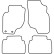 Car mats Velor suitable for Hyundai coupe 1996-2000, Thumbnail 6