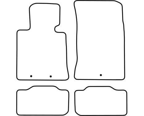 Car mats Velor suitable for Hyundai Genesis Coupe 2011-, Image 6