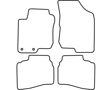 Car mats Velor suitable for Hyundai i30 CW 2008-, Image 6