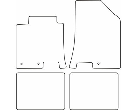 Car mats Velor suitable for Hyundai i40 2011-, Image 6