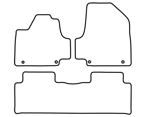 Car mats Velor suitable for Hyundai Ioniq 5 (NE) 2020- (with fixed center console), Image 6