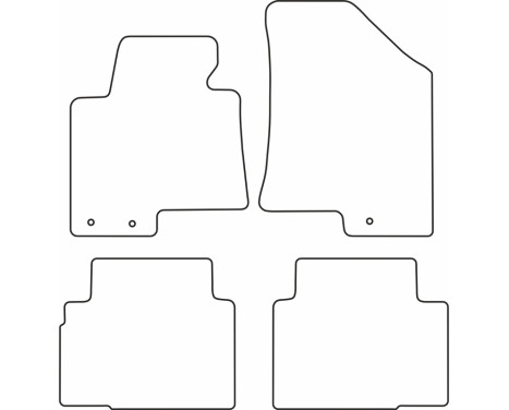 Car mats Velor suitable for Hyundai ix35 2010-, Image 6