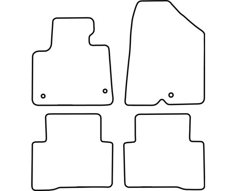 Car mats Velor suitable for Hyundai Santa Fe 2013-2018 (5 persons), Image 6