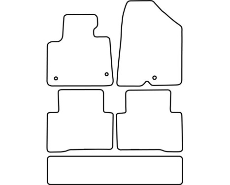 Car mats Velor suitable for Hyundai Santa Fe 2013-2018 (7 persons), Image 6