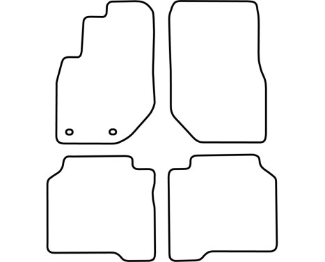 Car mats Velor suitable for Hyundai Terracan 2001-2007, Image 6