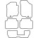 Car mats Velor suitable for Kia Carens 2006-2011 (7 persons), Thumbnail 6