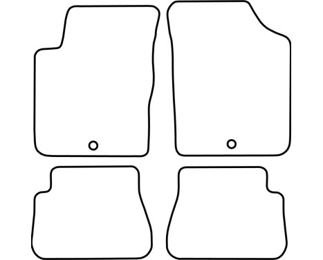 Car mats Velor suitable for Kia Picanto 2008-2011, Image 6
