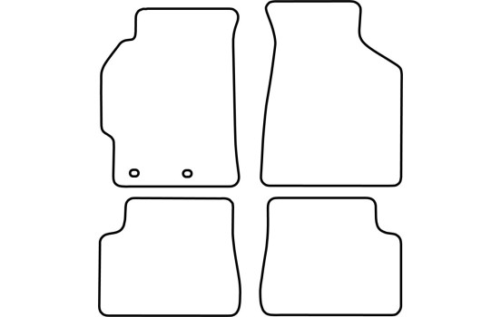 Car mats Velor suitable for Kia Shuma 1998-2004, Image 6