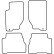 Car mats Velor suitable for Kia Sorento 2002-2006 (4-piece), Thumbnail 6
