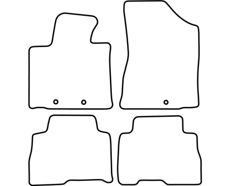 Car mats Velor suitable for Kia Sorento 2013- (5 persons), Image 6