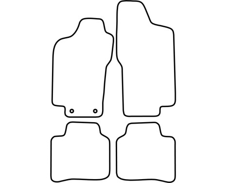 Car mats Velor suitable for Lancia Delta 1996-2008, Image 6
