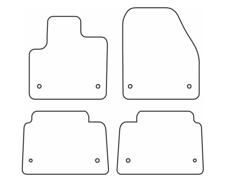 Car mats Velor suitable for Landrover Discovery Sport Facelift 2019-, Image 6