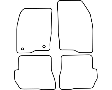 Car mats Velor suitable for Mazda 2 MPV 2003-2006, Image 6