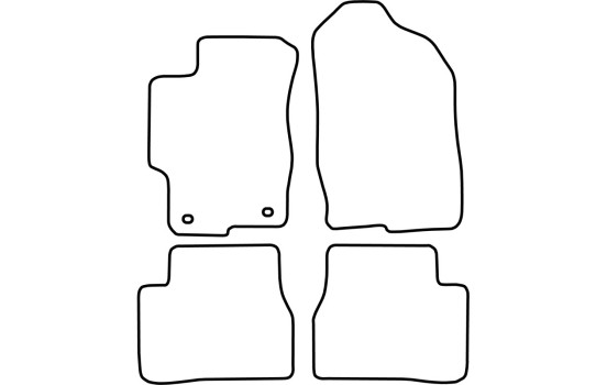Car mats Velor suitable for Mazda 6 2002-2007, Image 6