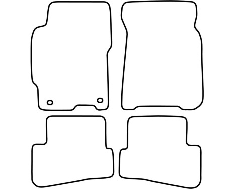 Car mats Velor suitable for Mazda 626 1994-1997, Image 6