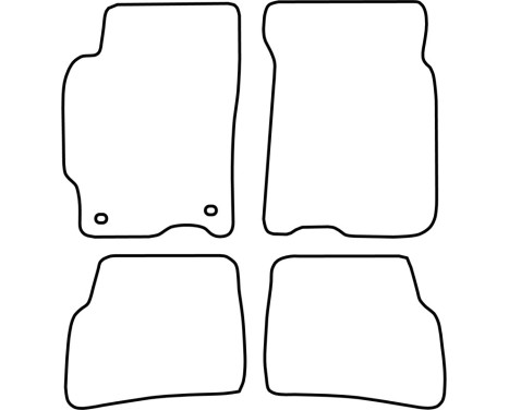 Car mats Velor suitable for Mazda 626 1997-2002, Image 6