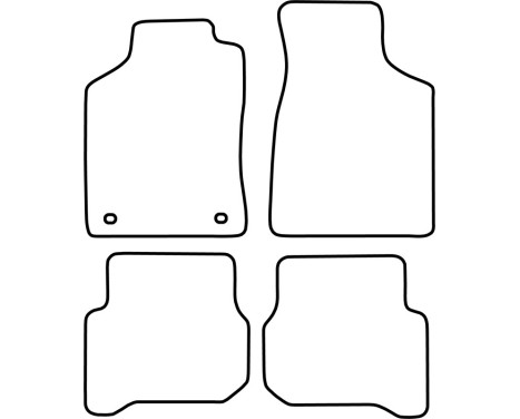 Car mats Velor suitable for Mazda MX-3 1991-1998, Image 6