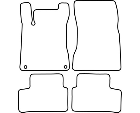 Car mats Velor suitable for Mercedes A-Class W177 2018- & B-Class W247 2019-, Image 6